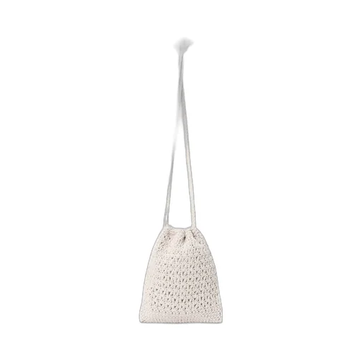 Knitted Drawstring Mini Bag