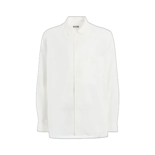 Cotton Silk Loan Loose-Fit Open Collar Shirt