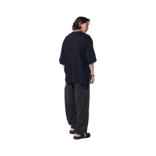 Madras Check Pigment Print 3-Tuck Wide Pants