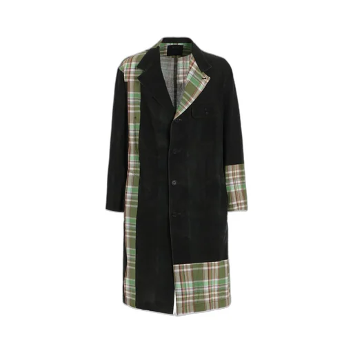Madras Check Pigment Print Coat