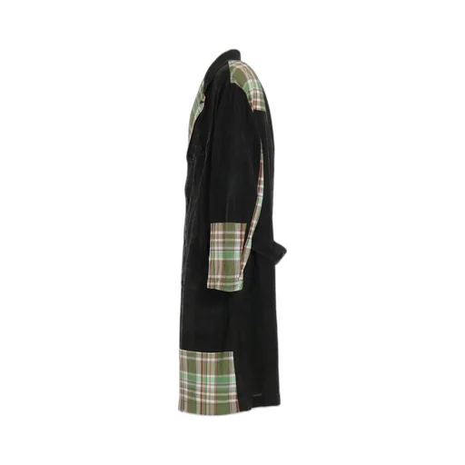 Madras Check Pigment Print Coat