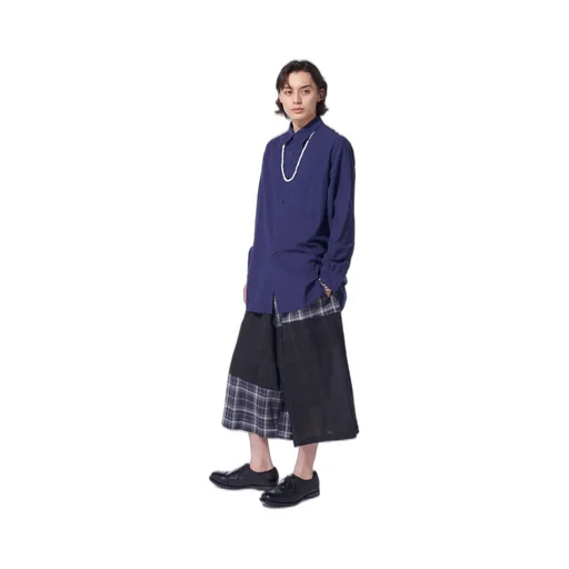 Madras Check Pigment Print Culotte Pants