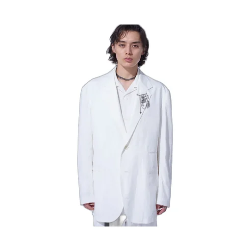 Cotton/Linen Dungaree 2Bs Jacket