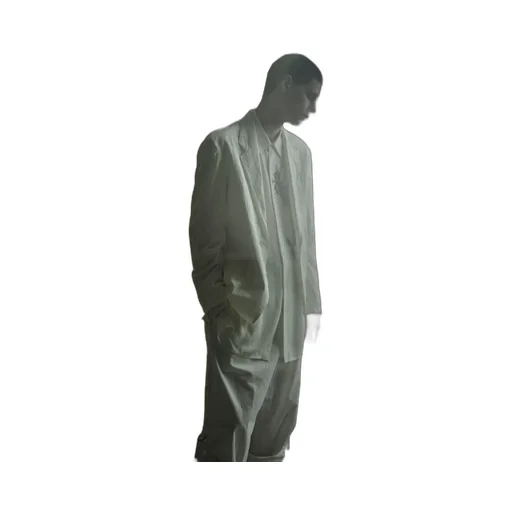 Cotton/Linen Dungaree 2Bs Jacket