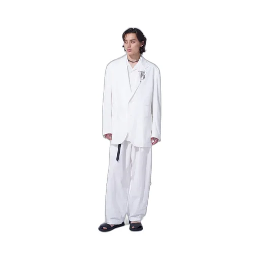 Cotton/Linen Dungaree 2Bs Jacket