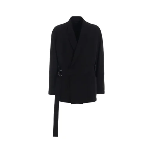Cotton/Linen Dungaree Belted Jacket