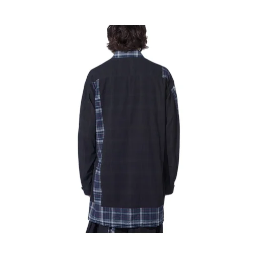 Madras Check Pigment Print Shirt-Blouson