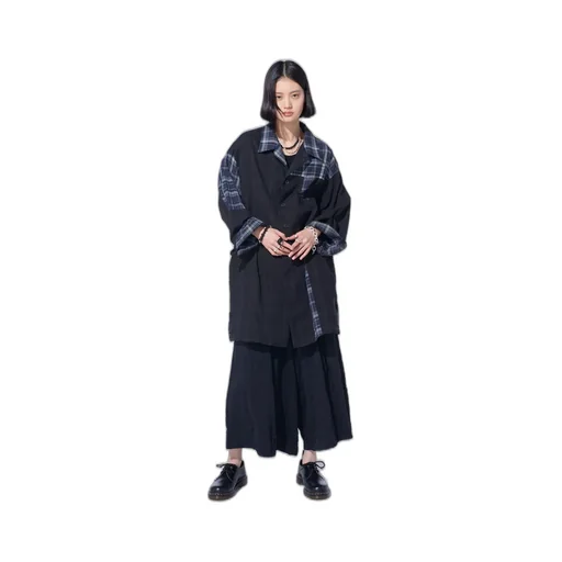 Catch-Washer Finish Jersey Culotte Pants