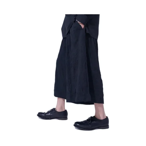 Catch-Washer Finish Jersey Culotte Pants
