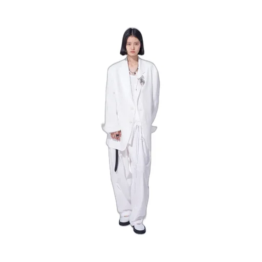 Cotton/Linen Dungaree 2Bs Jacket