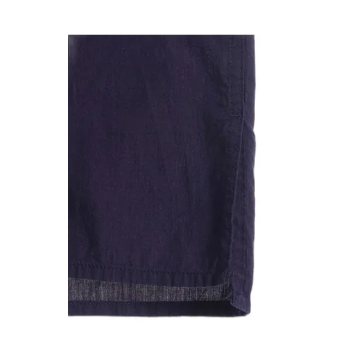 Broadcloth Chambray Loose-Fit Regular Collar Shirt