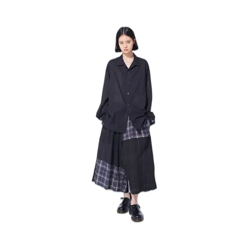 Madras Check Pigment Print Culotte Pants