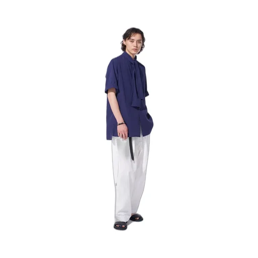 Broadcloth Chambray Short-Sleeve Stall Shirt