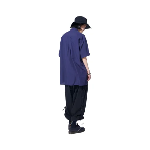 Broadcloth Chambray Short-Sleeve Stall Shirt