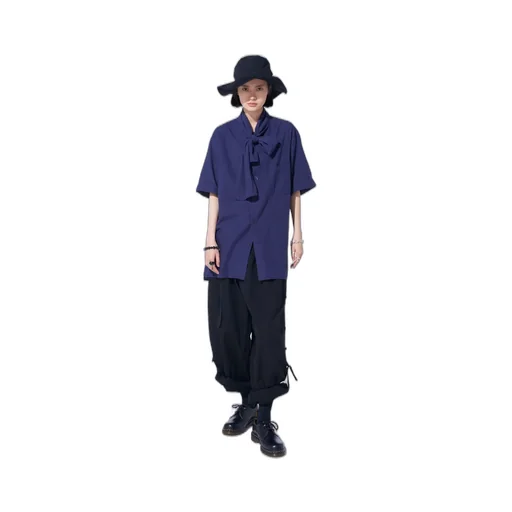 Broadcloth Chambray Short-Sleeve Stall Shirt