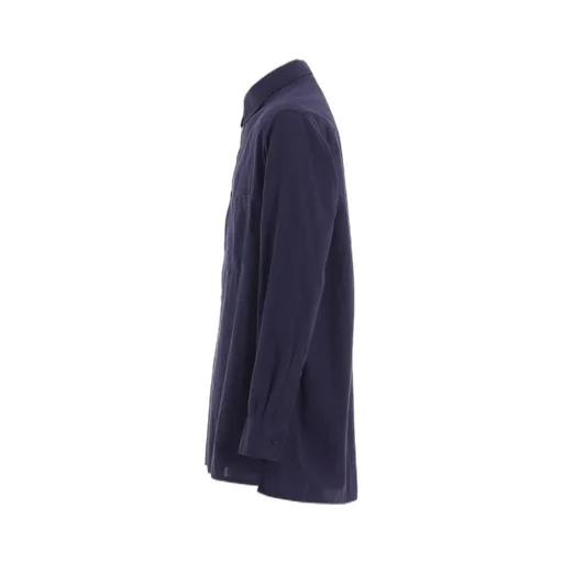 Broadcloth Chambray Loose-Fit Regular Collar Shirt