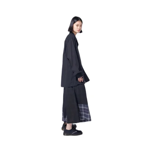 Madras Check Pigment Print Culotte Pants