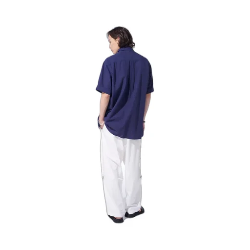 Broadcloth Chambray Short-Sleeve Stall Shirt