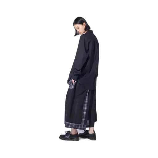 Madras Check Pigment Print Culotte Pants
