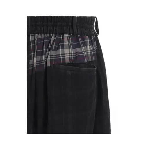 Madras Check Pigment Print Culotte Pants