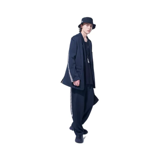 Pe/Smooth Jersey 3Bs Jacket With Tyrolean Tapes