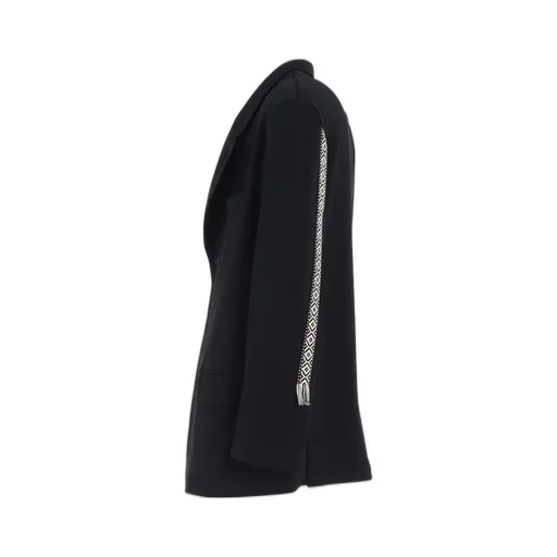 Pe/Smooth Jersey 3Bs Jacket With Tyrolean Tapes