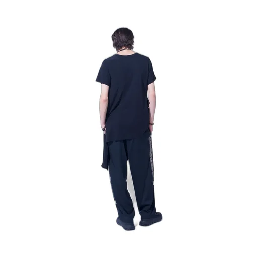 Pe/Smooth Jersey Side Tuck Trousers With Tyrolean Tapes