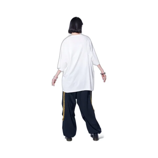 Pe/Smooth Jersey Knee Tuck Military Pants With Tyrolean Tapes