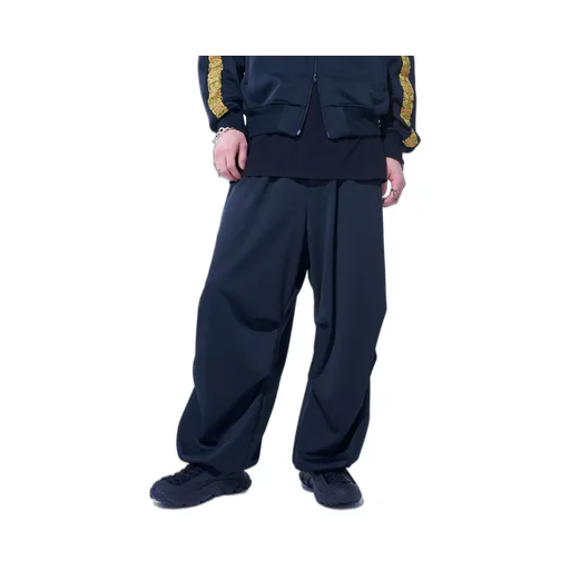 Pe/Smooth Jersey Knee Tuck Military Pants With Tyrolean Tapes