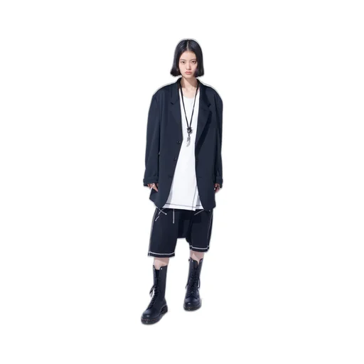 Pe/Smooth Jersey 3Bs Jacket With Tyrolean Tapes