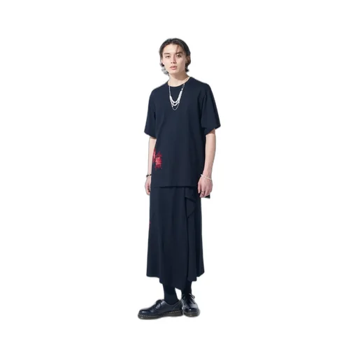 Classic Jersey Tyrolean Embroidery T-Shirt