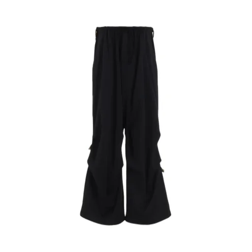 Pe/Smooth Jersey Knee Tuck Military Pants With Tyrolean Tapes