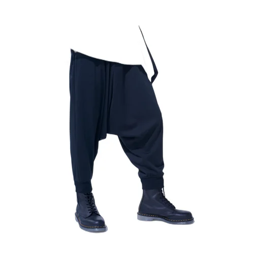 Pe/Smooth Jersey Ribbed Hems Balloon Saruel Pants