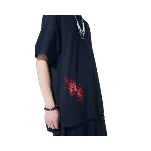 Classic Jersey Tyrolean Embroidery T-Shirt