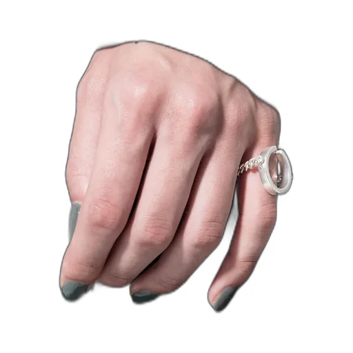 Brass Chain Ear Cuff Chain Ring