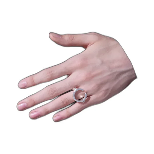 Brass Chain Ear Cuff Chain Ring