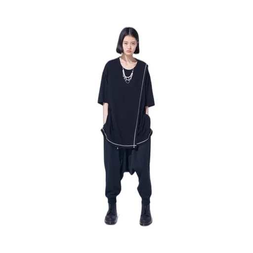 Pe/Smooth Jersey Ribbed Hems Balloon Saruel Pants