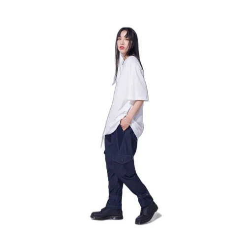 Soft Jersey T-Shirt With Gathered Strings