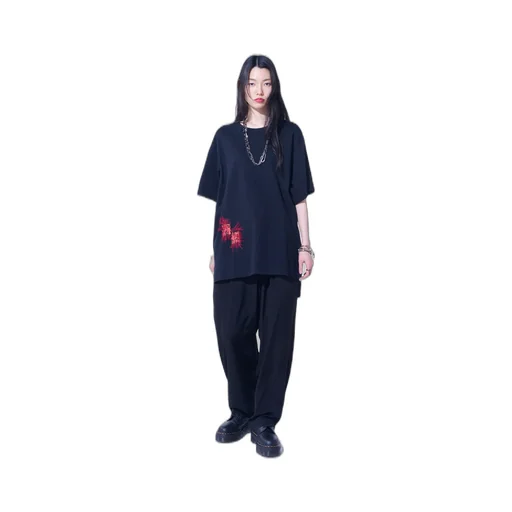 Classic Jersey Tyrolean Embroidery T-Shirt