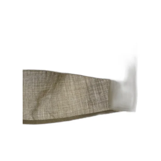Cotton/Cellulose Broad Ribbon Collar Shirt