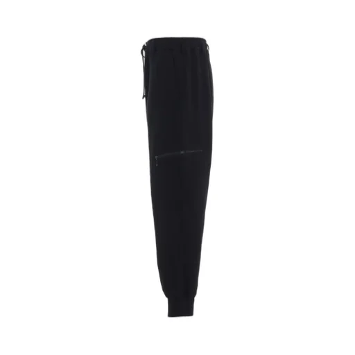 French Terry Ribbed Hem Sarouel Pants