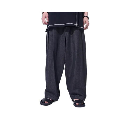 7Oz Two-Tone Denim 5Pocket Wide Pants