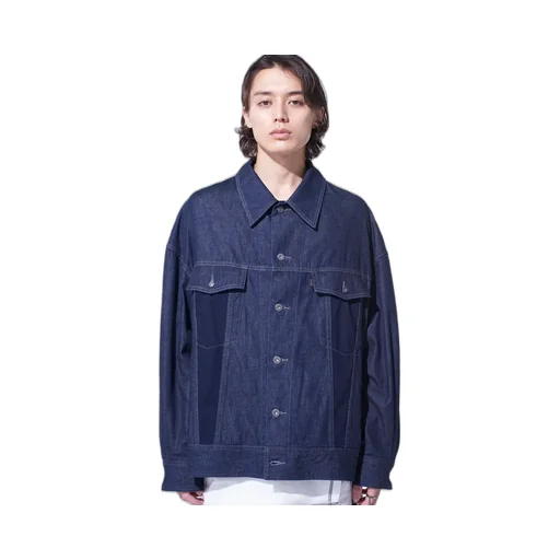 7Oz Two-Tone Denim Trucker Jacket