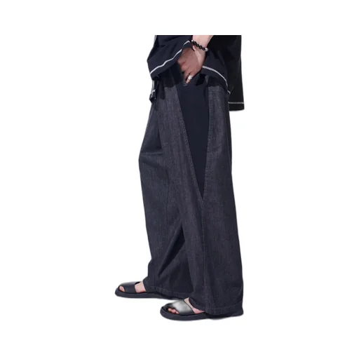 7Oz Two-Tone Denim 5Pocket Wide Pants