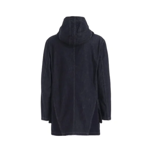 7Oz Two-Tone Denim Hooded Jacket