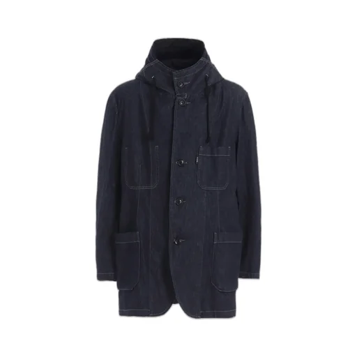 7Oz Two-Tone Denim Hooded Jacket