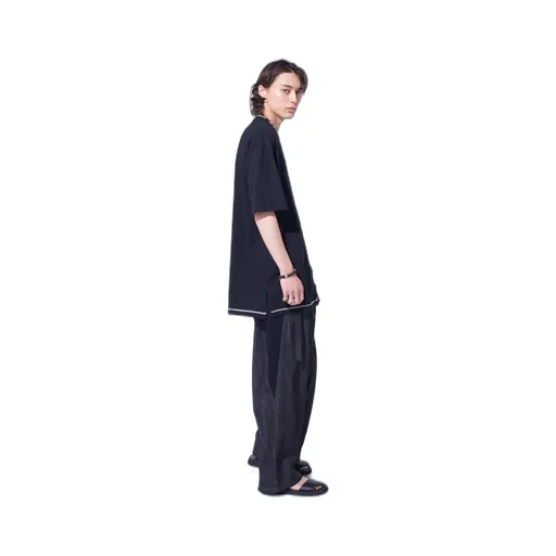 7Oz Two-Tone Denim 5Pocket Wide Pants