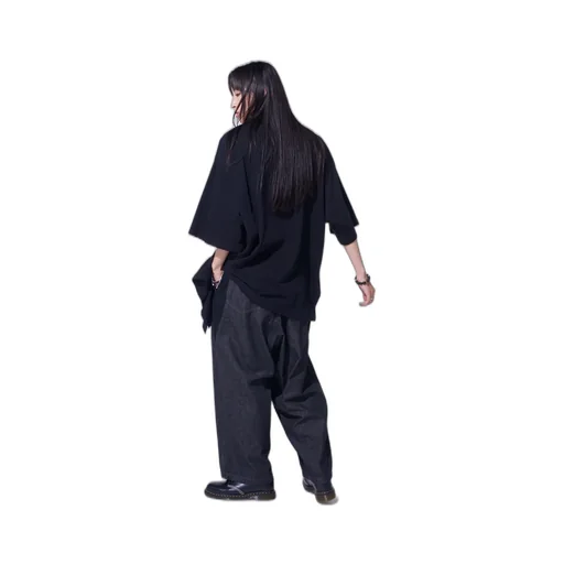 7Oz Two-Tone Denim 5Pocket Wide Pants