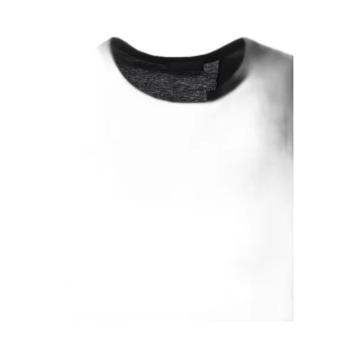 Soft Jersey+Crepe De Chine Pocket Side Slit Knot T-Shirt