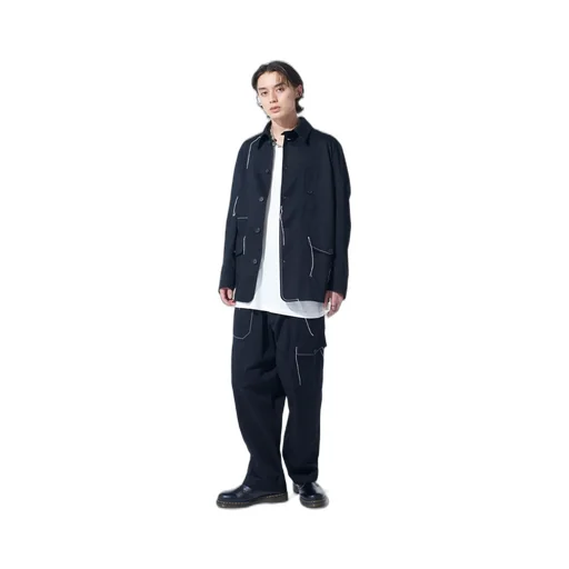 Cotton Twill Color Stitching Coveralls